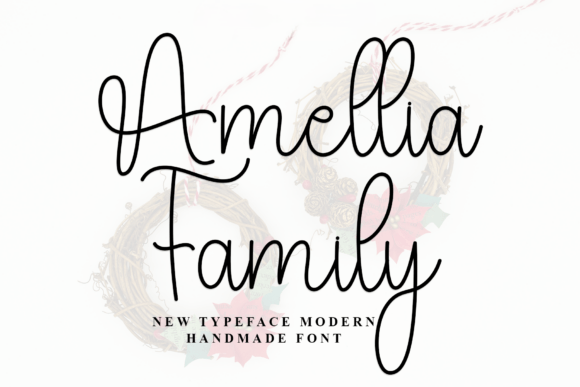 Amellia Family: A Warm and Playful Font for Creative Makers