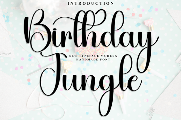 Birthday Jungle Script Font Review