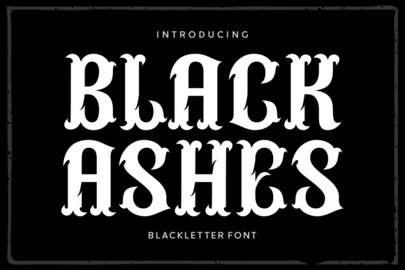 Black Ashes: A Bold Typeface for Modern Web Design