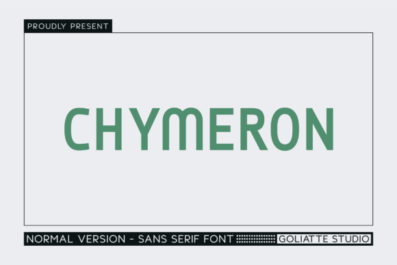 Chymeron: A Modern Sans Serif Font for Craft Creations