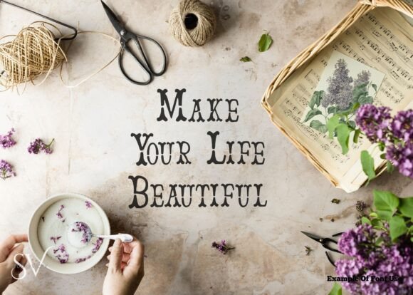 Craft Aesthetic: Elevating Brand Identity with a Simple Font Choice