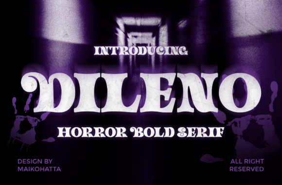 Dileno: A Spooky Serif Font for Bold Branding