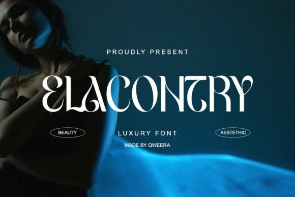 Elacontry: A Graceful Serif Font for Digital Branding