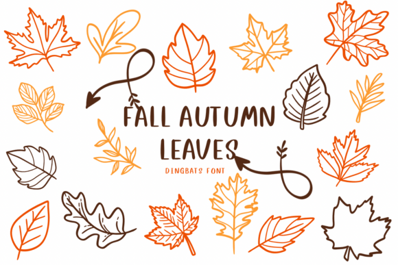 Enhance Brand Identity with Fall Autumn Leaves Font