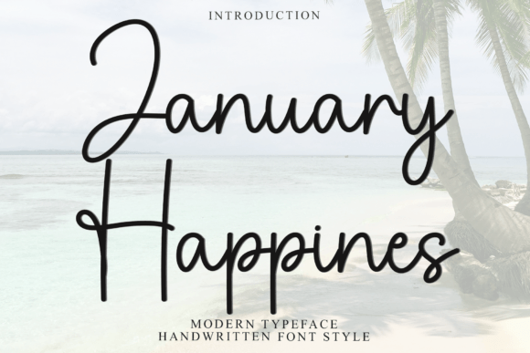January Happines Font for Professional Branding