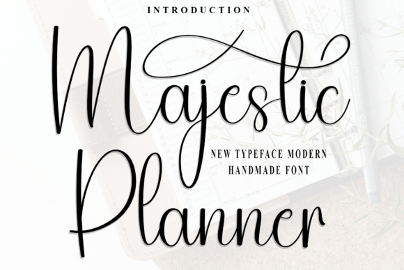 Majestic Planner Font for Business Branding