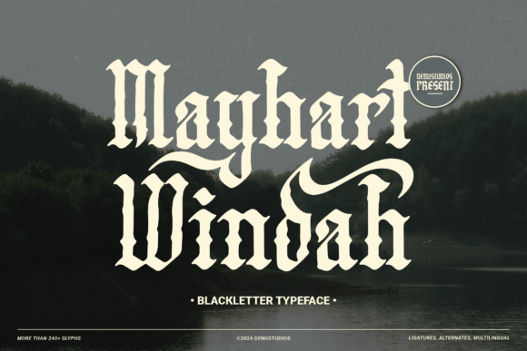 Mayhart Windah: A Bold Blackletter Font for Modern Web Design