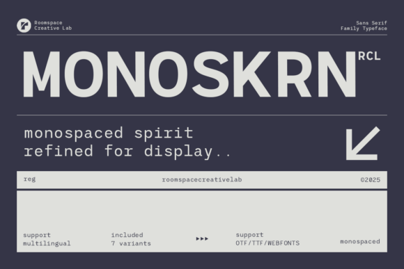 Monoskrn Font for Professional Branding