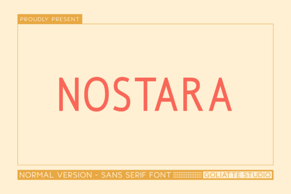 Nostara – A Modern Sans Serif Font for Web Design