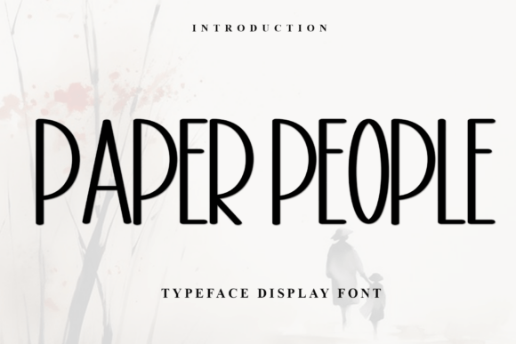 Paper People: A Warm and Playful Serif Font for Creative Projects