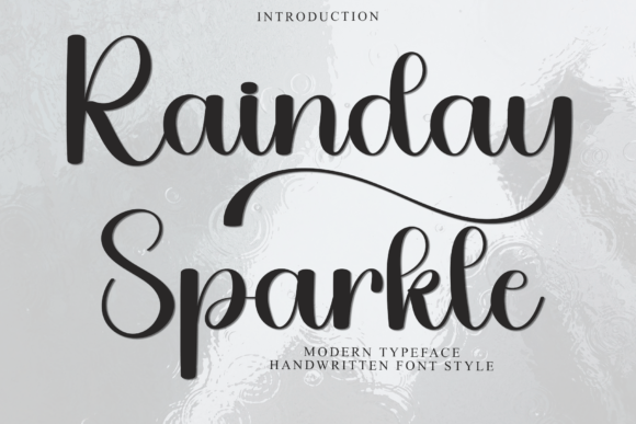 Rainday Sparkle: A Font That Brings Warmth to Your Design