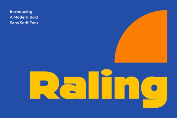 Raling: A Modern Sans Serif Font for Editorial Clarity