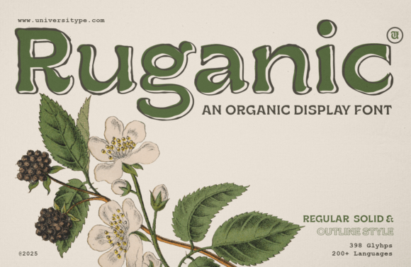 Ruganic: A Slab Serif Font That Elevates Campaign Design
