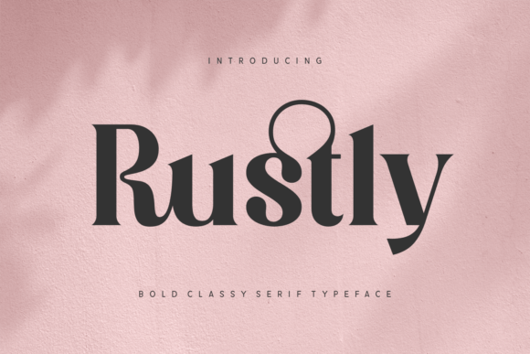 Rustly Serif Font for Handmade Creations