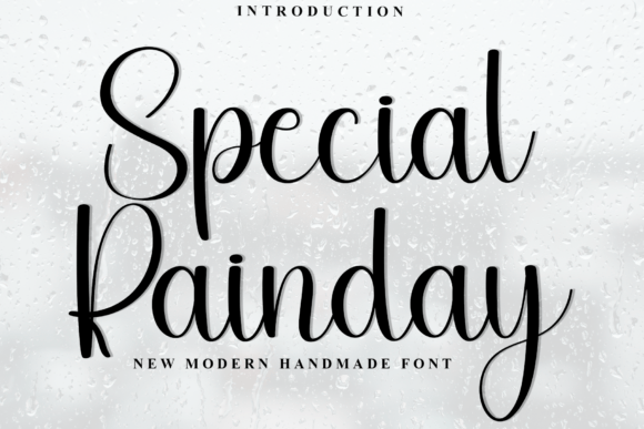 Special Rainday Font for Web Design