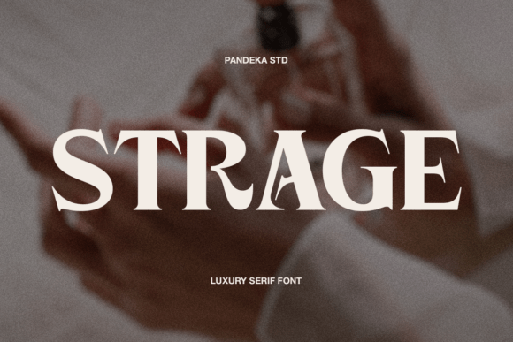 Strage: A Serif Font for Modern Branding and Design
