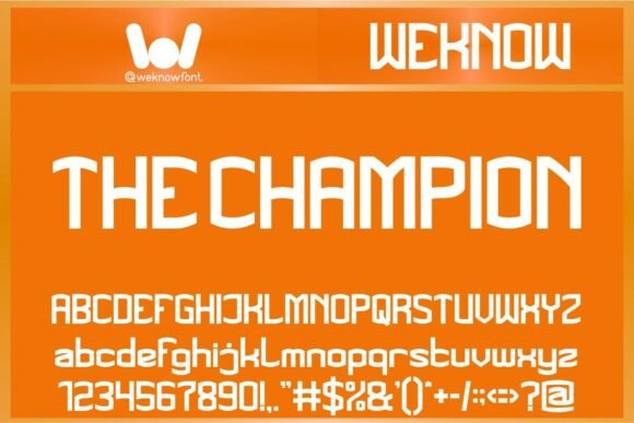 The Champion: A Designer's Take on a Bold Sans Serif
