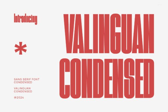 Valinguan Condensed for Clear, Modern Campaign Design