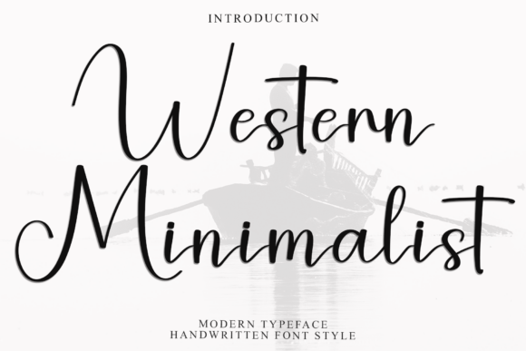 Western Minimalist Font for Web Design