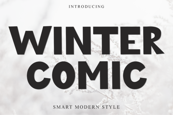 Winter Comic: A Display Font for Bold Visual Statements